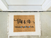 Load image into Gallery viewer, Customized This Is Us Doormat
