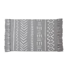 Load image into Gallery viewer, Gray Tribal Life Layering Rug
