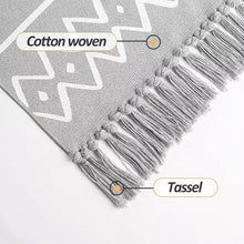 Load image into Gallery viewer, Gray Tribal Life Layering Rug
