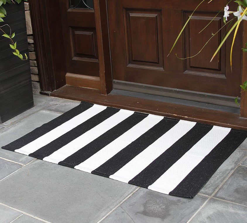 Stripped Layering Rug