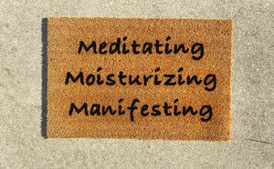 Meditating Doormat