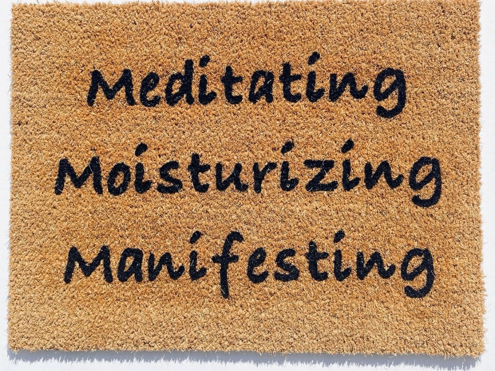 Meditating Doormat