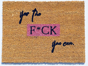 Yes The F*ck You Can Doormat