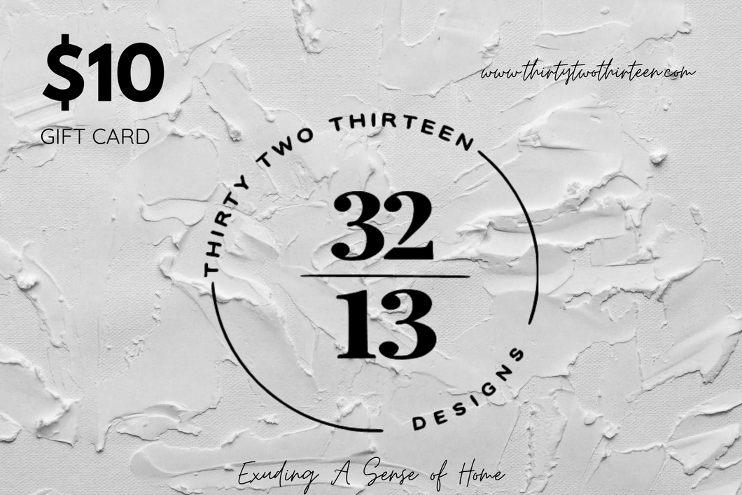 Thirtytwothirteen Gift Card